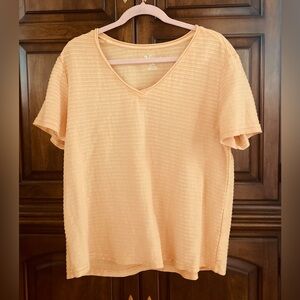 Natural Reflections Peach Short Sleeve Tee